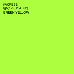 #ACFE3E - Green Yellow Color Image