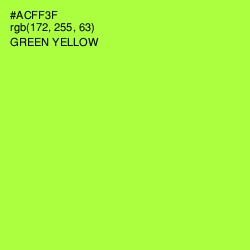 #ACFF3F - Green Yellow Color Image