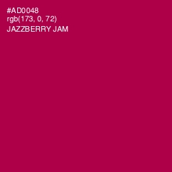 #AD0048 - Jazzberry Jam Color Image