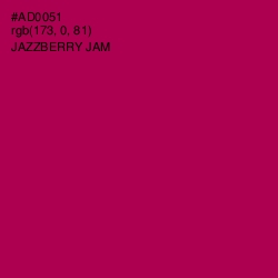 #AD0051 - Jazzberry Jam Color Image