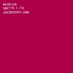 #AD014A - Jazzberry Jam Color Image
