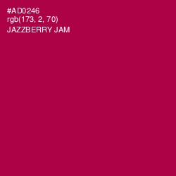 #AD0246 - Jazzberry Jam Color Image