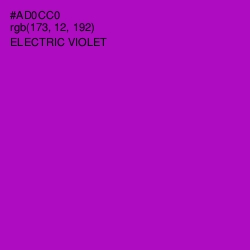 #AD0CC0 - Electric Violet Color Image