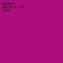 #AD0D7D - Flirt Color Image