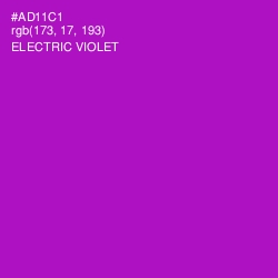 #AD11C1 - Electric Violet Color Image