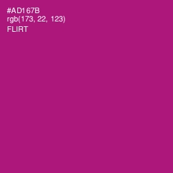 #AD167B - Flirt Color Image