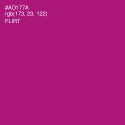 #AD177A - Flirt Color Image