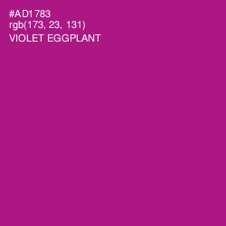 #AD1783 - Violet Eggplant Color Image