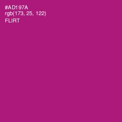 #AD197A - Flirt Color Image