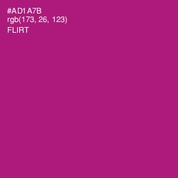 #AD1A7B - Flirt Color Image