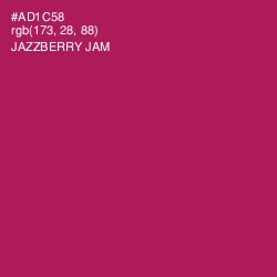 #AD1C58 - Jazzberry Jam Color Image
