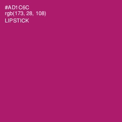 #AD1C6C - Lipstick Color Image