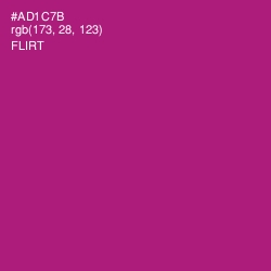 #AD1C7B - Flirt Color Image