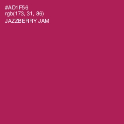 #AD1F56 - Jazzberry Jam Color Image