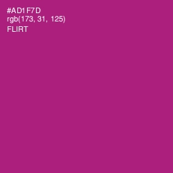 #AD1F7D - Flirt Color Image