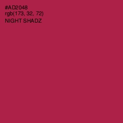 #AD2048 - Night Shadz Color Image