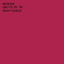 #AD234E - Night Shadz Color Image