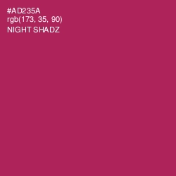 #AD235A - Night Shadz Color Image