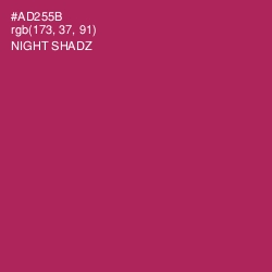 #AD255B - Night Shadz Color Image