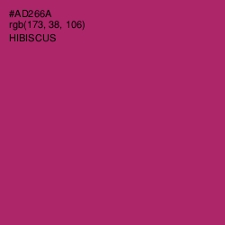 #AD266A - Hibiscus Color Image