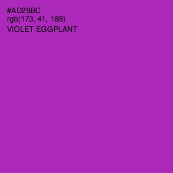 #AD29BC - Violet Eggplant Color Image