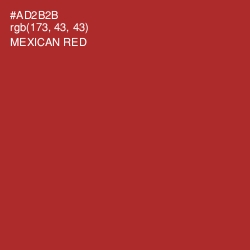 #AD2B2B - Mexican Red Color Image