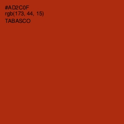 #AD2C0F - Tabasco Color Image