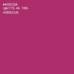 #AD2C6A - Hibiscus Color Image