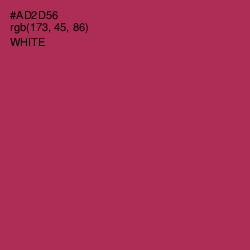 #AD2D56 - Night Shadz Color Image