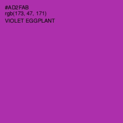 #AD2FAB - Violet Eggplant Color Image