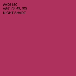 #AD315C - Night Shadz Color Image