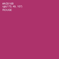 #AD316B - Rouge Color Image