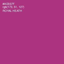 #AD337F - Royal Heath Color Image