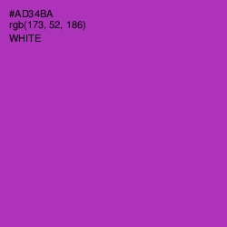 #AD34BA - Violet Eggplant Color Image