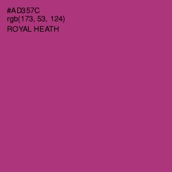 #AD357C - Royal Heath Color Image