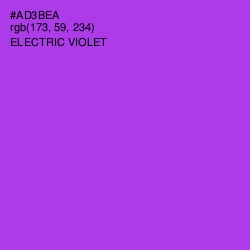 #AD3BEA - Electric Violet Color Image