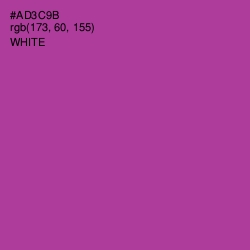 #AD3C9B - Medium Red Violet Color Image