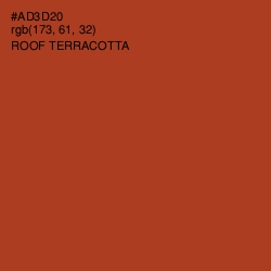 #AD3D20 - Roof Terracotta Color Image