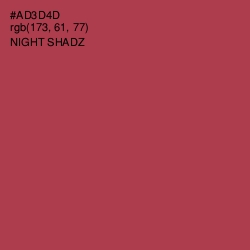 #AD3D4D - Night Shadz Color Image