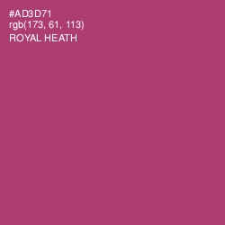 #AD3D71 - Royal Heath Color Image