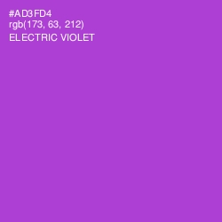 #AD3FD4 - Electric Violet Color Image