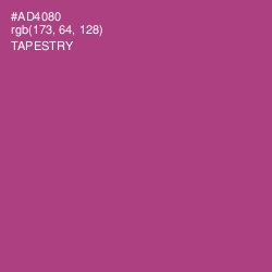 #AD4080 - Tapestry Color Image