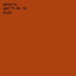 #AD4110 - Rust Color Image