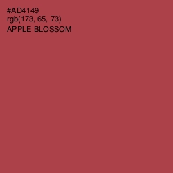 #AD4149 - Apple Blossom Color Image