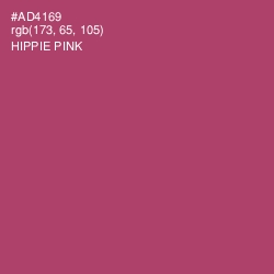 #AD4169 - Hippie Pink Color Image