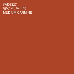 #AD4327 - Medium Carmine Color Image