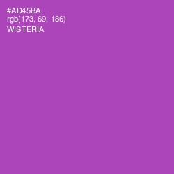 #AD45BA - Wisteria Color Image