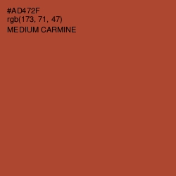 #AD472F - Medium Carmine Color Image