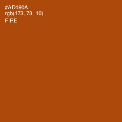#AD490A - Fire Color Image