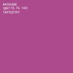 #AD4A8E - Tapestry Color Image
